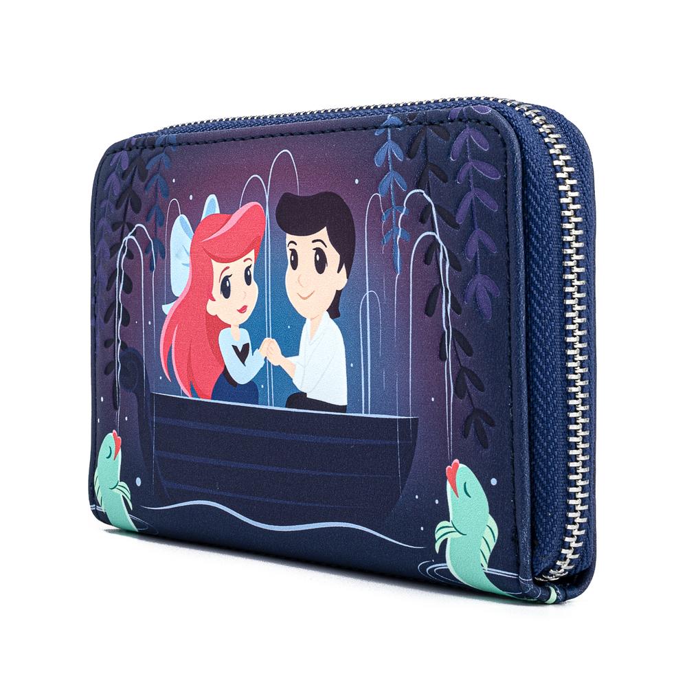 Little Mermaid Gondola Scene Zip Around Wallet