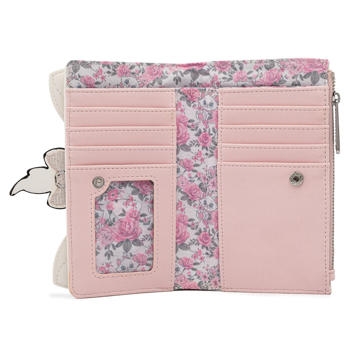 Disney Marie Floral Face Flap Wallet