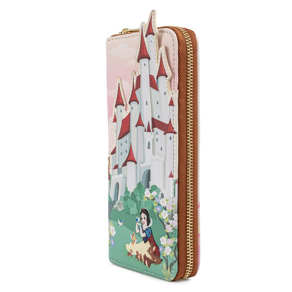 Disney Snow White Castle Scene Ziparound Wallet