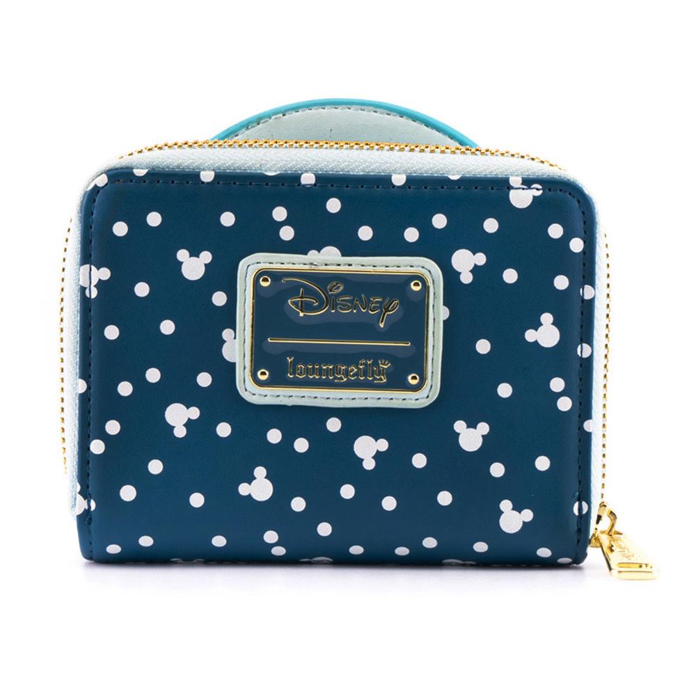 Disney Snowman Mickey/Minnie Snow Globe Ziparound Wallet