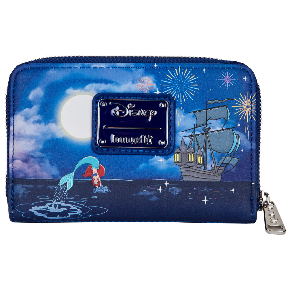 Disney The Little Mermaid Ariel Fireworks Ziparound Wallet