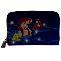Disney The Little Mermaid Ariel Fireworks Ziparound Wallet