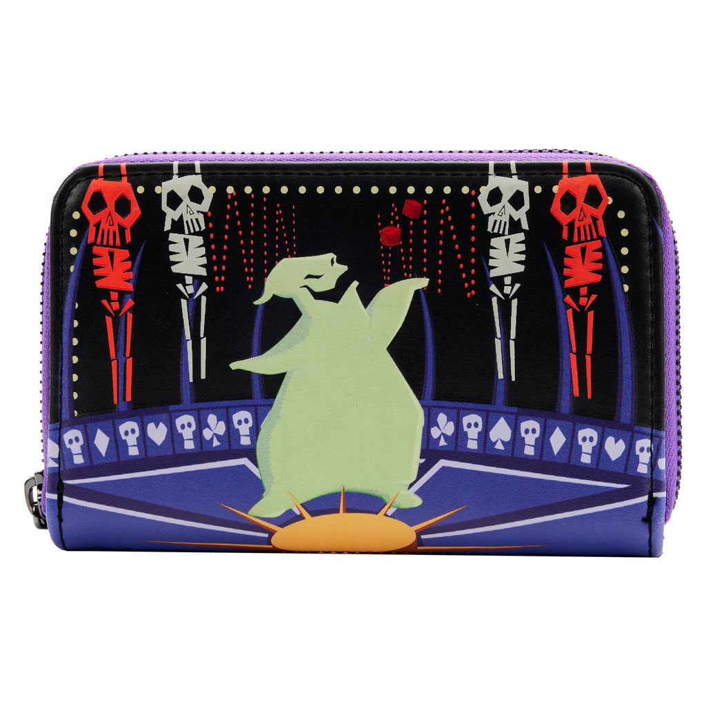 Disney Lock, Shock, and Barrel Oogie Boogie Zip Around Wallet