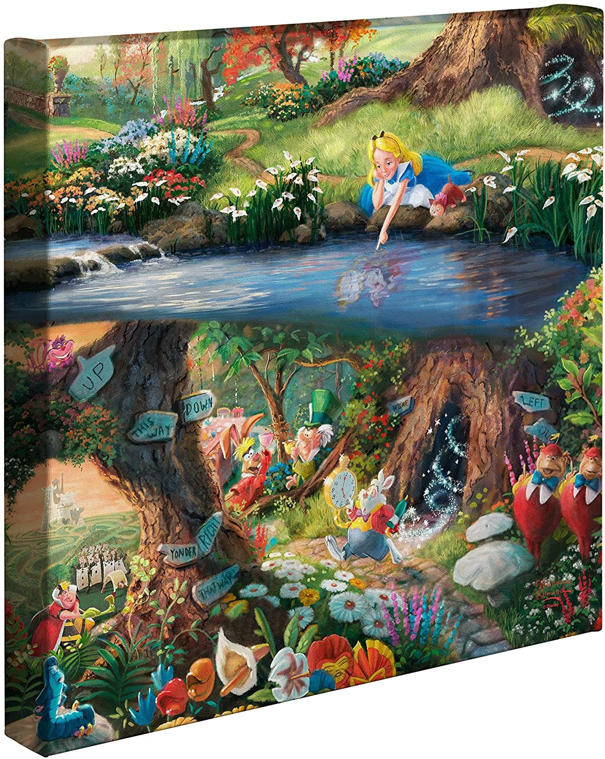 Tea Time in Wonderland by Michelle St.Laurent, Disney Artwork