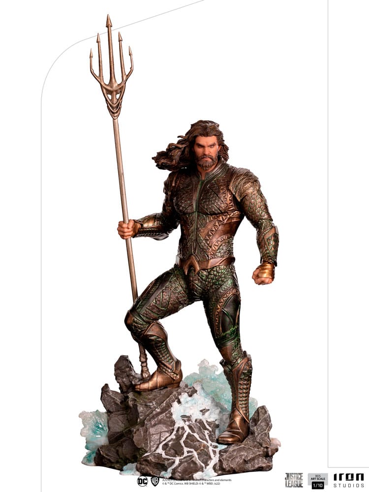 Zack Snyder's Justice League Aquaman 1:10 Scale Iron Studios