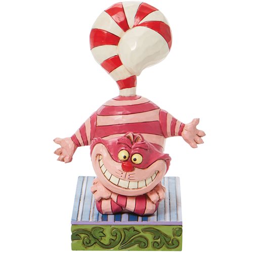 Candy Cane Cheshire Cheer Figurine