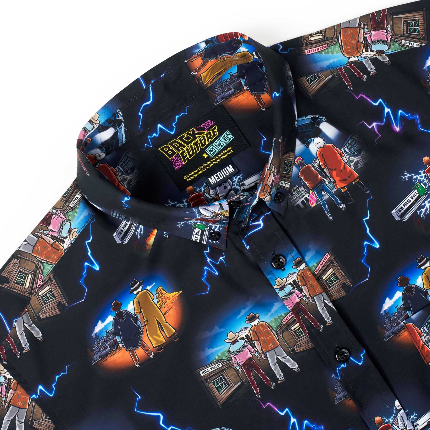 RSVLTS Back To The Future Short Sleeve Shirt – Stage Nine Entertainment  Store