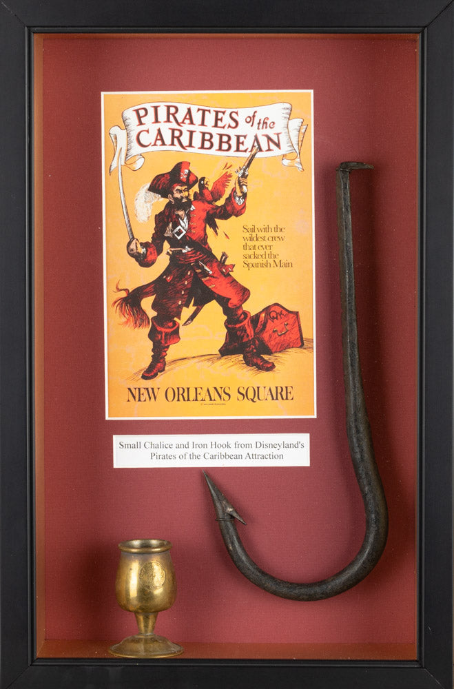 Disney World's Pirates of the Caribbean Chalice and Hook Prop