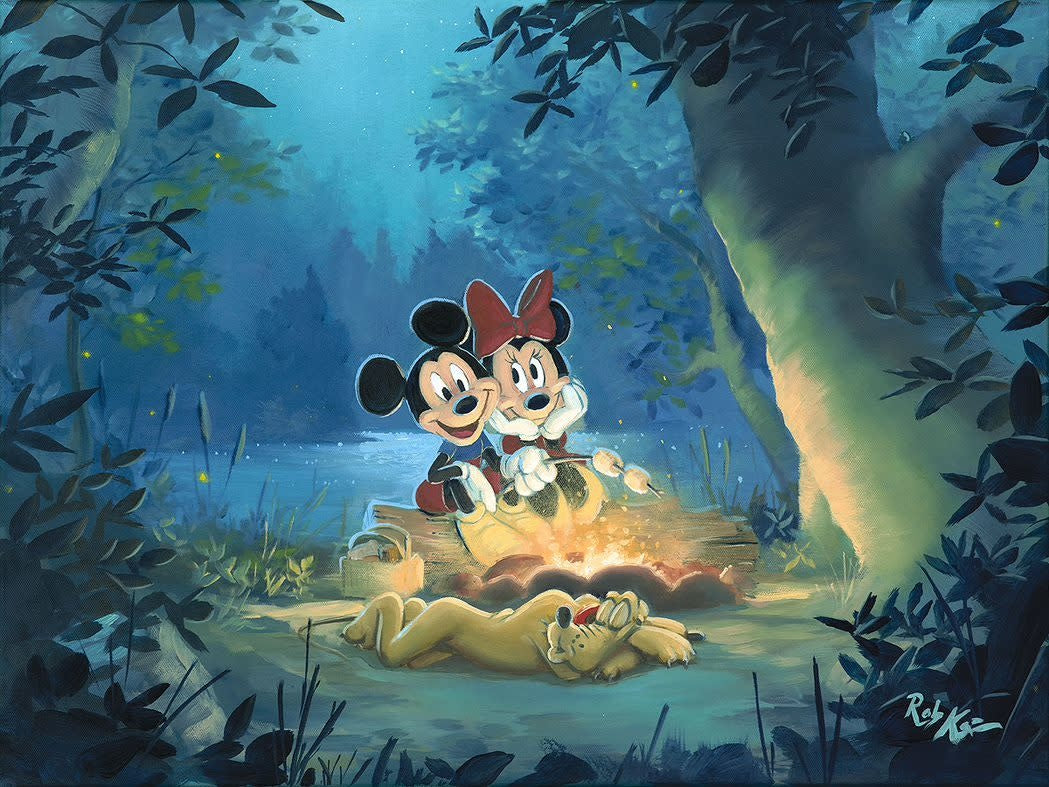 Family Campout - Disney Treasure On Canvas