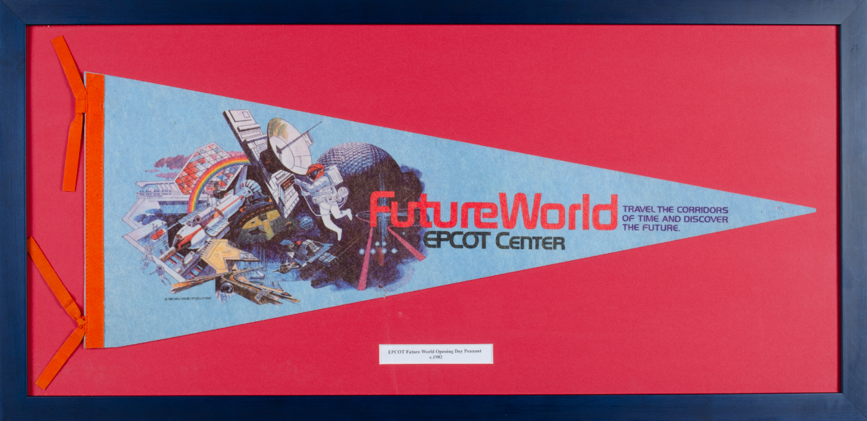 Original Opening Year Epcot Future World Pennant