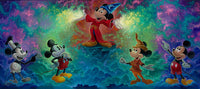 Mickey's Colorful History-Disney Treasure On Canvas