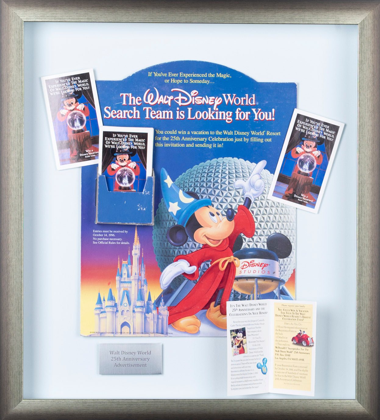 Walt Disney World 25th Anniversary Advertisment