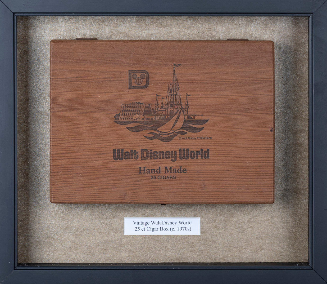 Vintage Walt Disney World 25 count Cigar Box