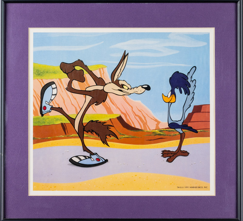 Wile E Coyote & Roadrunner Sericel