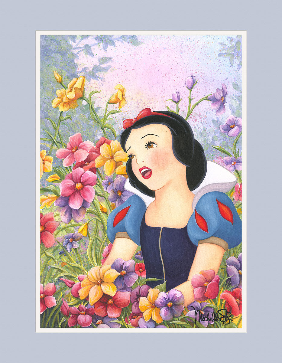 Love in Full Bloom - Lithograph on paper