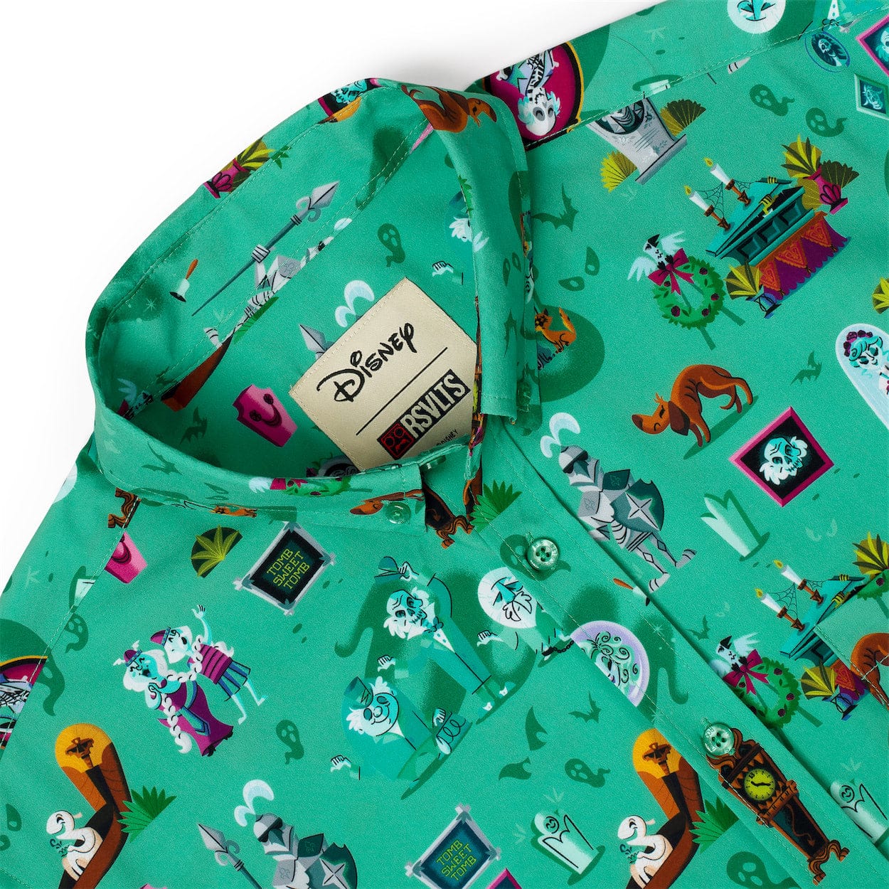 RSVLTS Disney Haunted Mansion After-life of the Party Short Sleeve Shirt