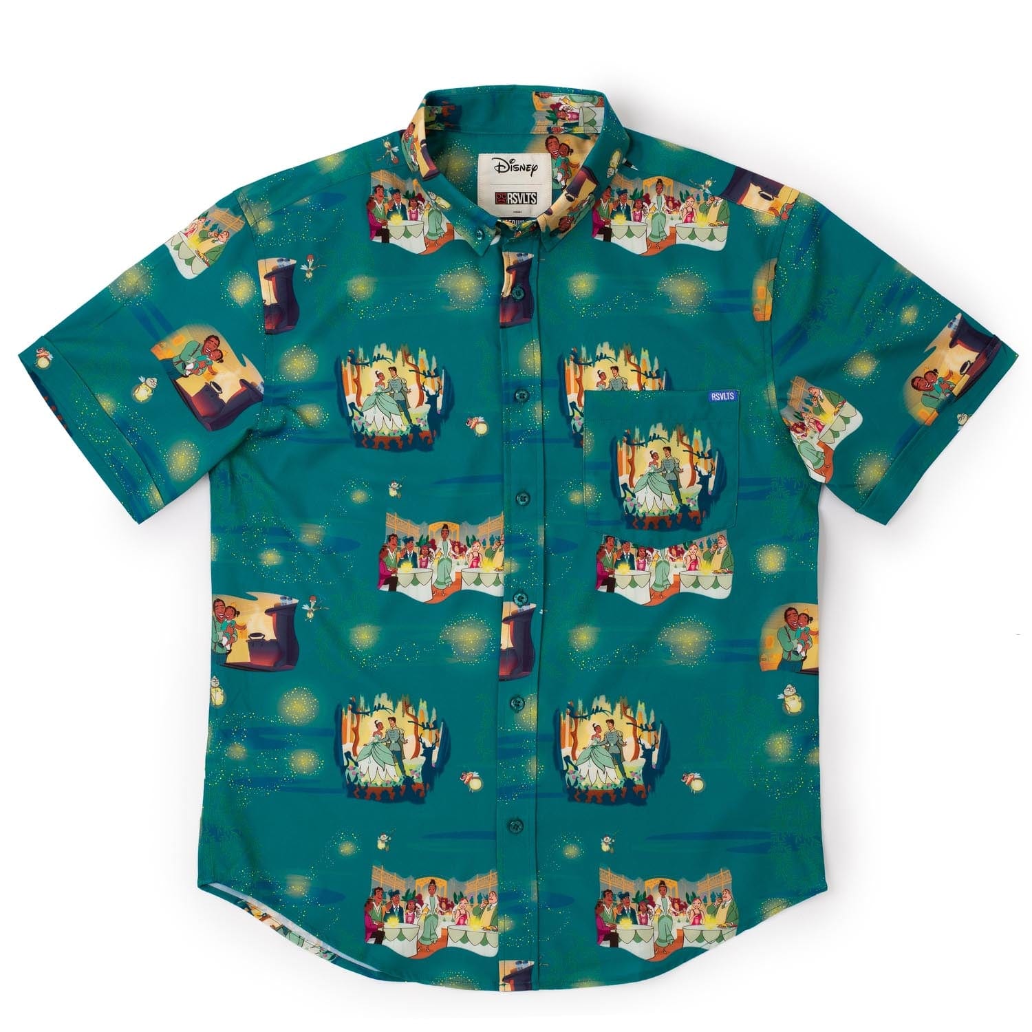 The Princess And The Frog Tiana's Palace Short Sleeve Shirt