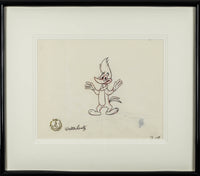 Woody Woodpecker Production Drawing