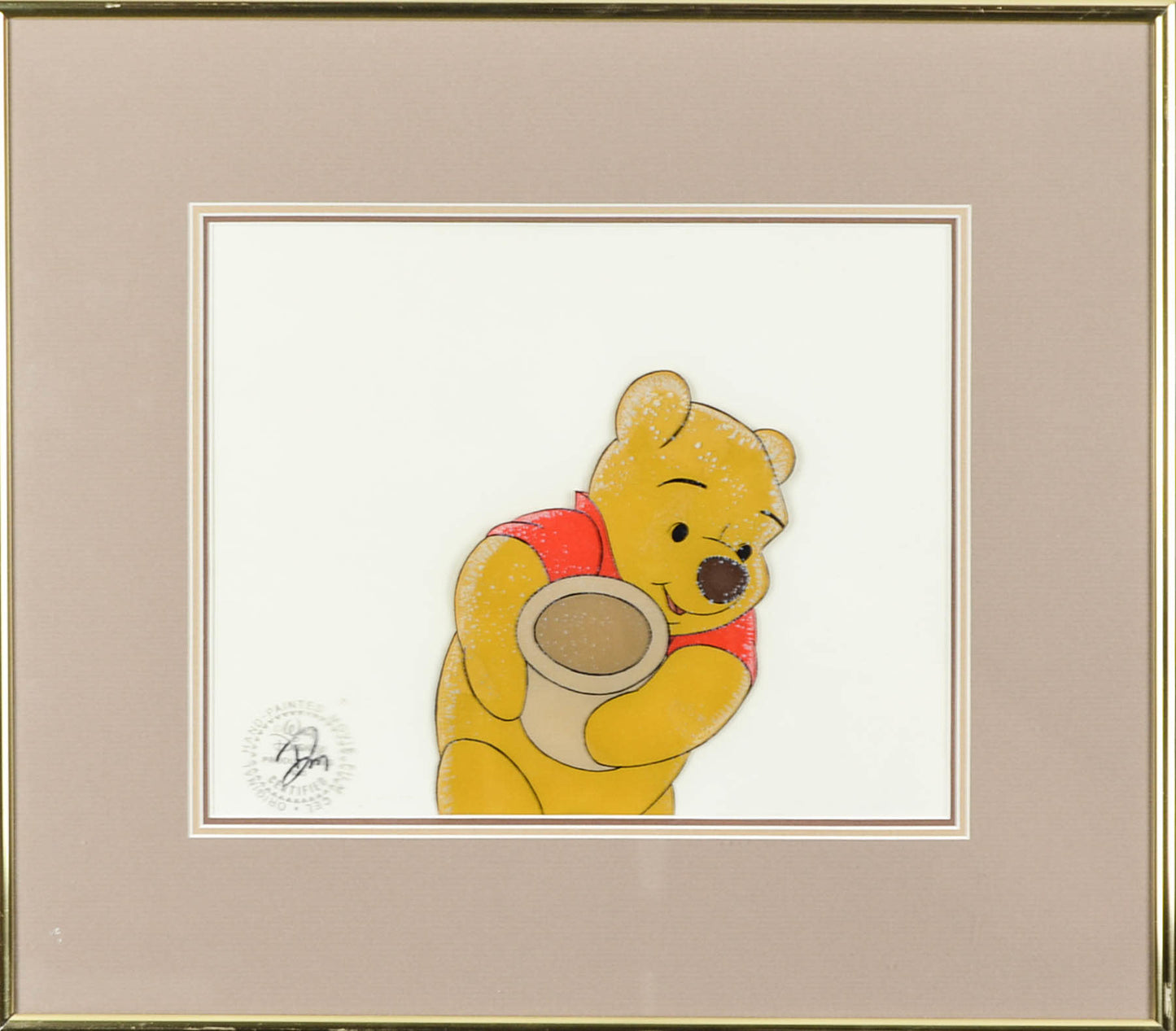 Winnie the Pooh and The Honey Pot Cel