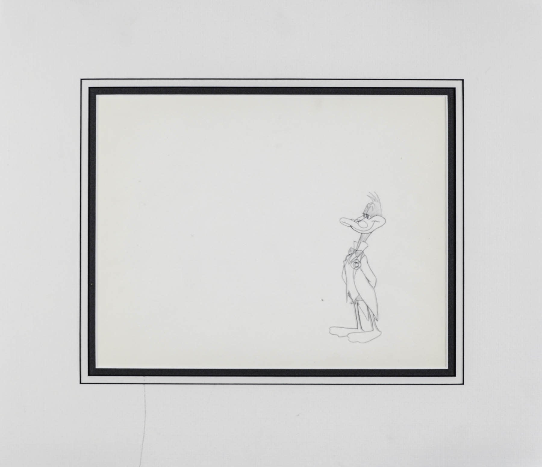 Duck Dodgers Production Drawing
