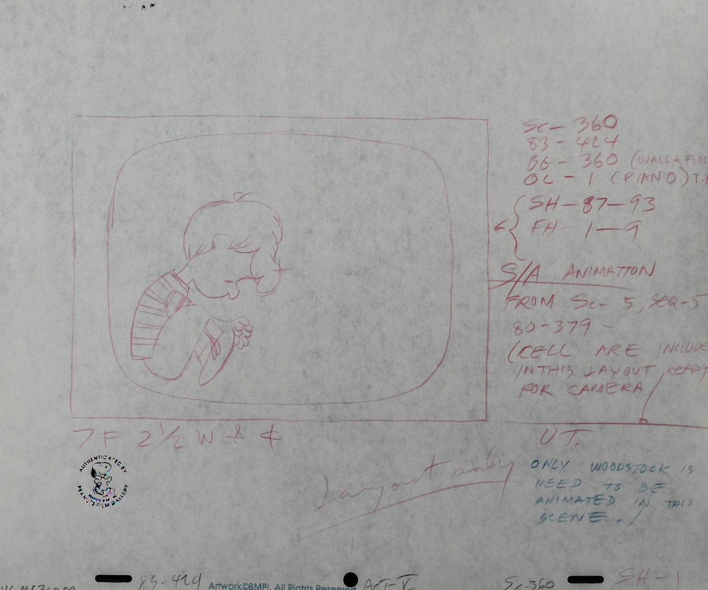 Linus Production Drawing