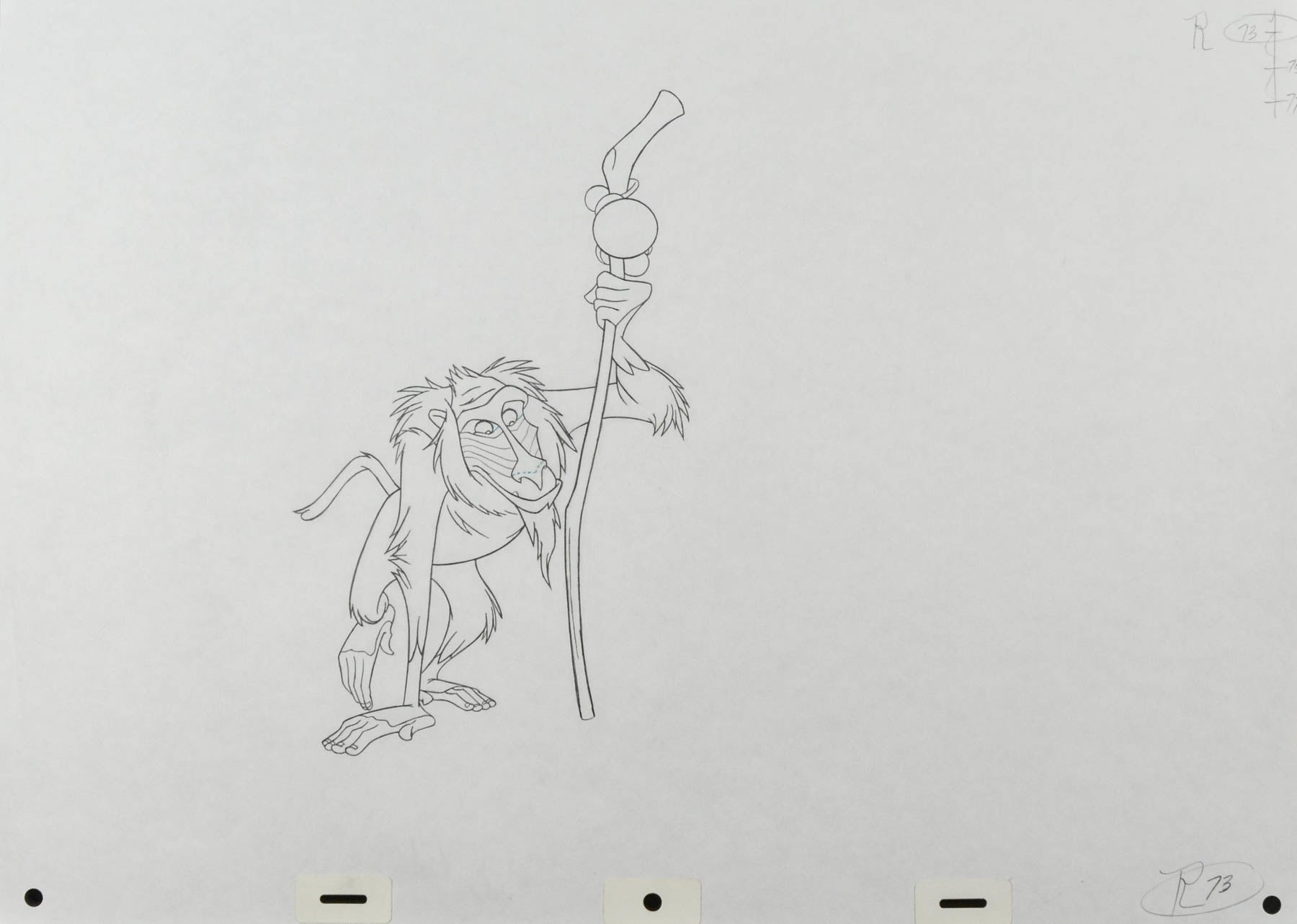 How To Draw Rafiki Lion King