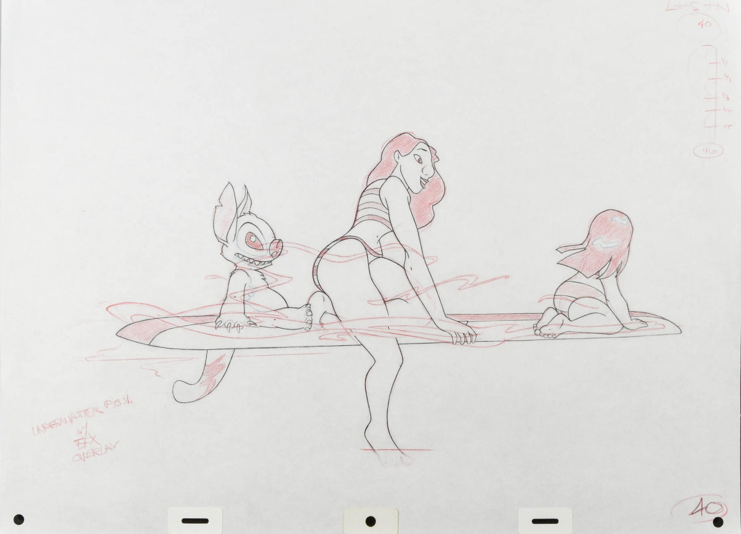 Lilo and Stitch Production Drawing