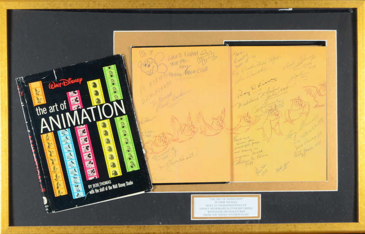 The Art of Animation Book - Signed