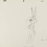 Bugs Bunny Production Drawing-Framed