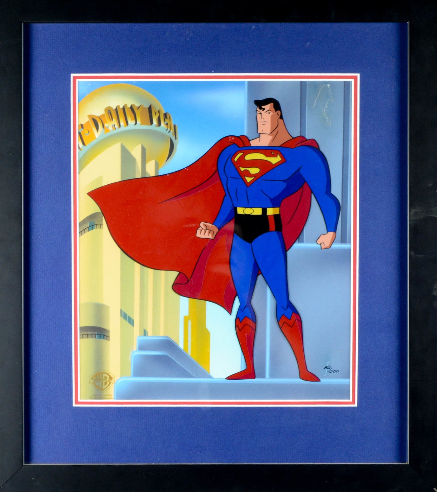 Classic Superman TV Hand Painted Cel