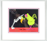 Bugs Martian Face Off Hand Painted Cel