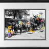 Walt Disney Stage Coach Photo with Cel Over Lay