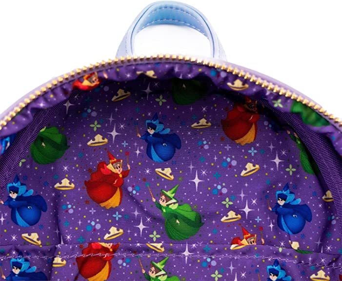 Disney Aurora / Sleeping Beauty Castle Loungefly Mini Backpack