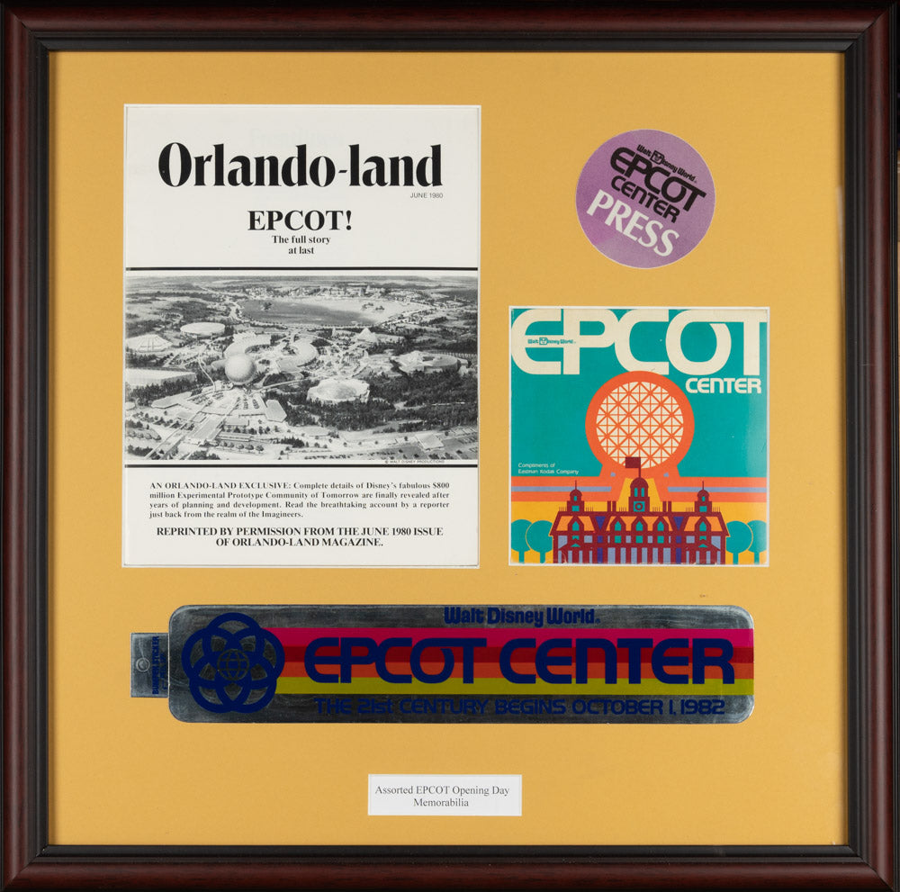 EPCOT Opening Day Memorabilia