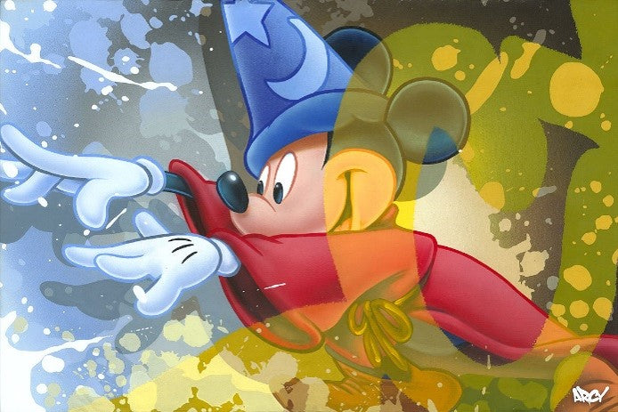 Mickey Sorcerer - Limited Edition On Canvas