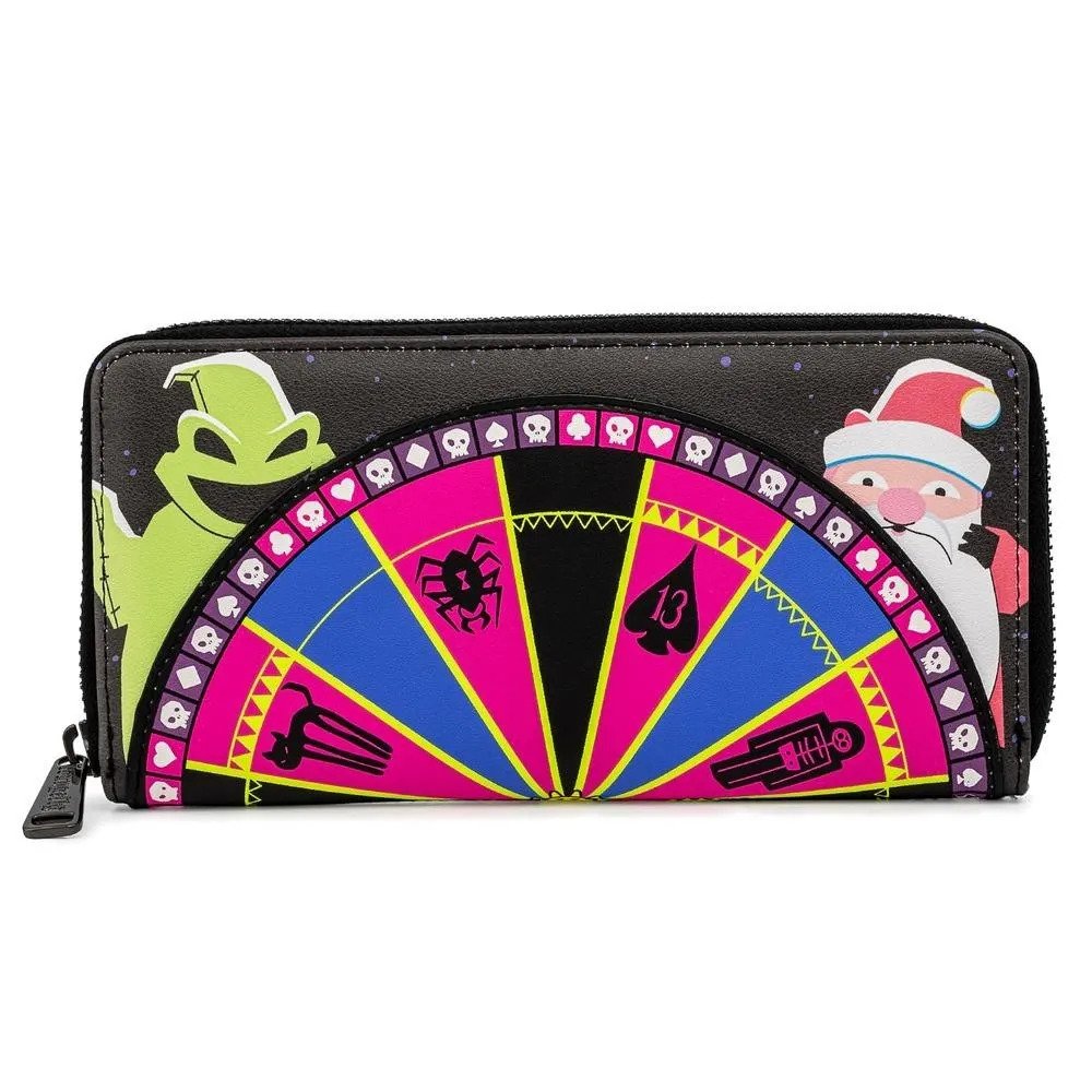 Disney NBC Oogie Boogie Wheel Ziparound Wallet