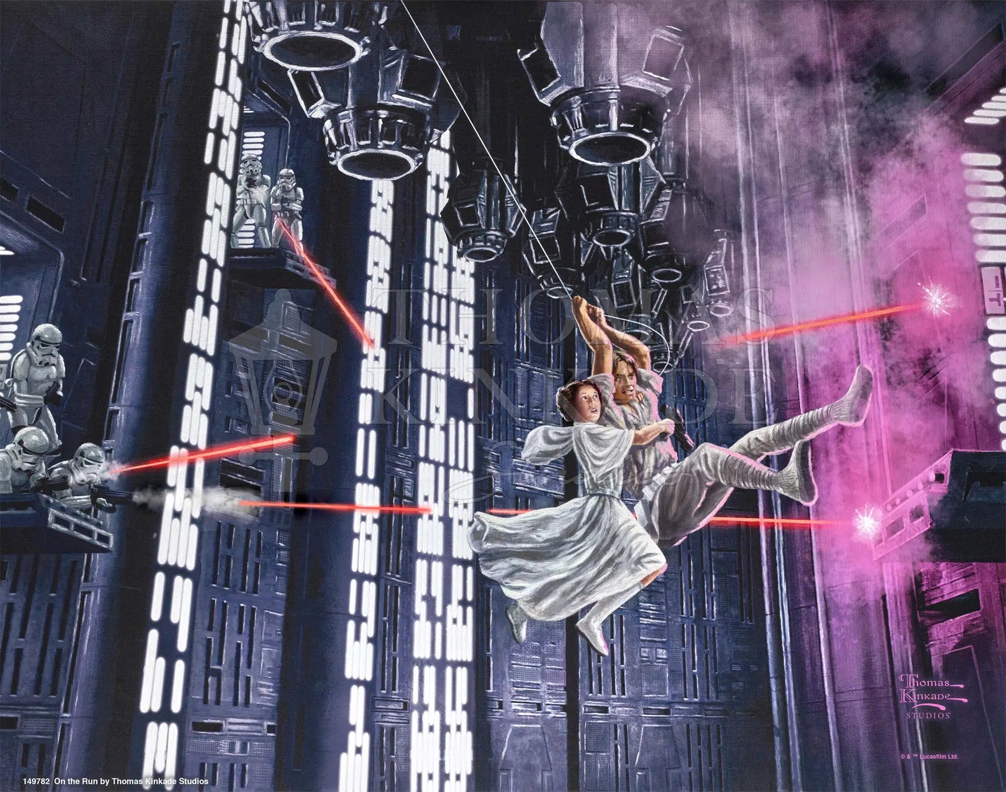 Star Wars - On The Run Art Print