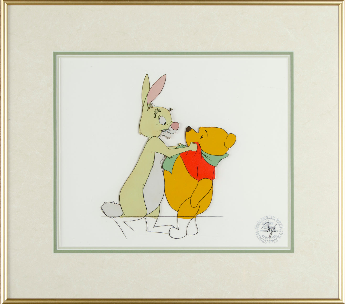 Winnie the Pooh Production Cel