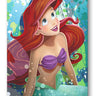 The Little Mermaid - Hand-Embellished Giclée on Canvas