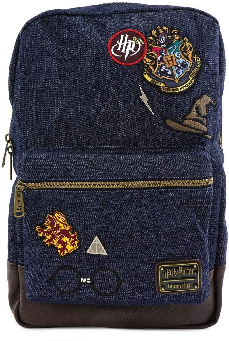 Loungefly Harry Potter Denim Backpack