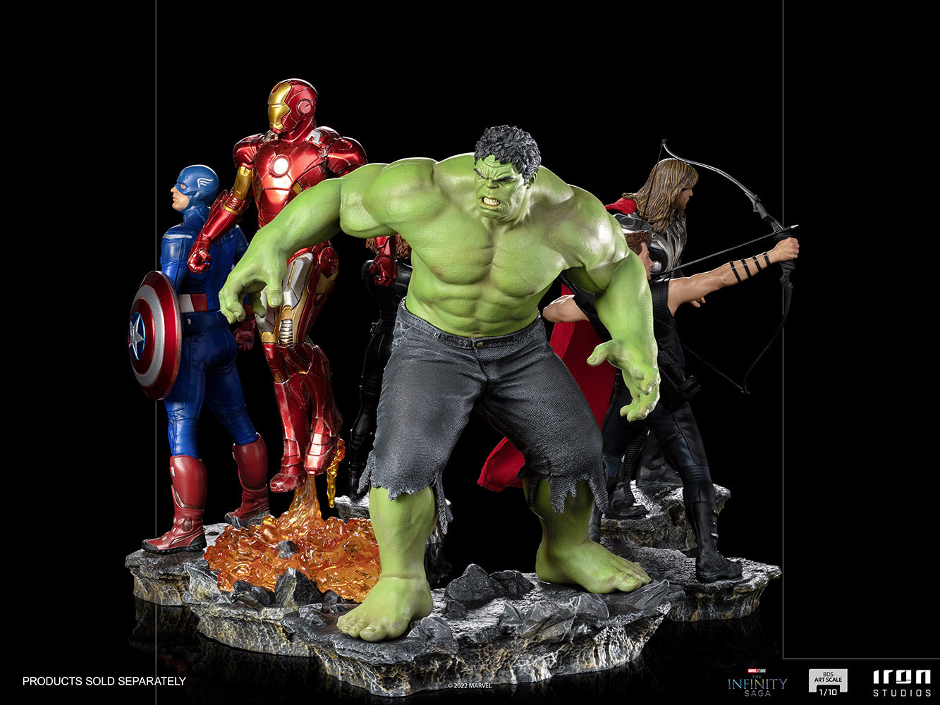 Hulk (Battle Of NY) 1:10 Art Scale Statue