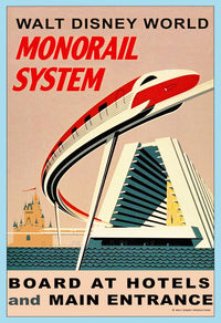 Monorail Attraction Poster