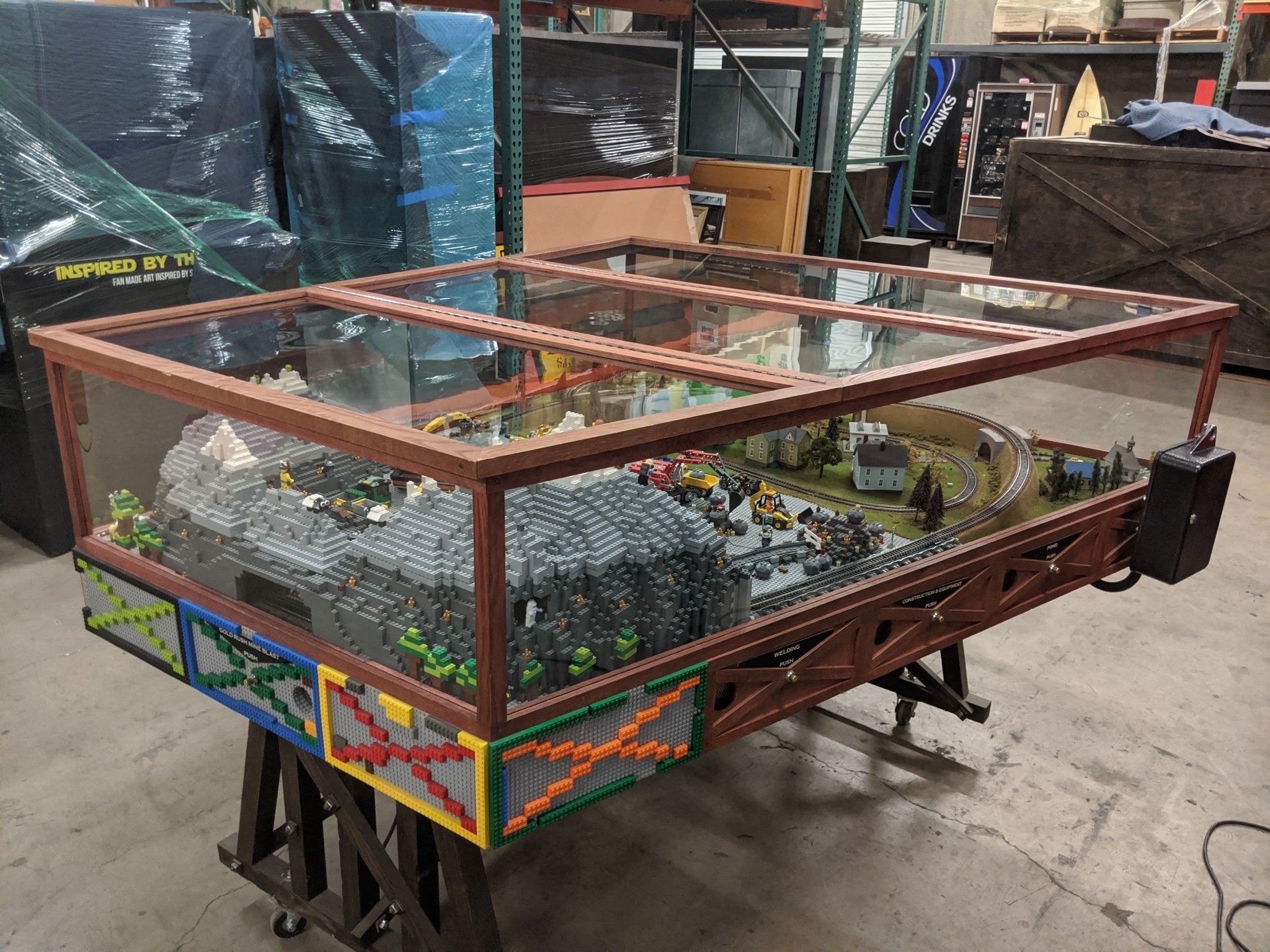 Custom-Built LEGO Train Set
