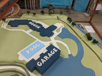 Custom Made Walt Disney Holmby Hills Model Train Set