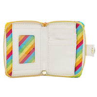 Minnie Rainbow Sequin Zip Around Wallet
