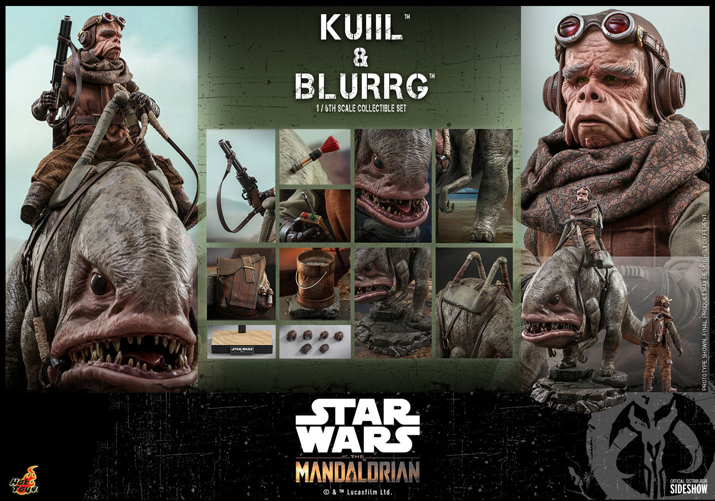 Kuiil And Blurrg 1:6 Scale Collectible Figure