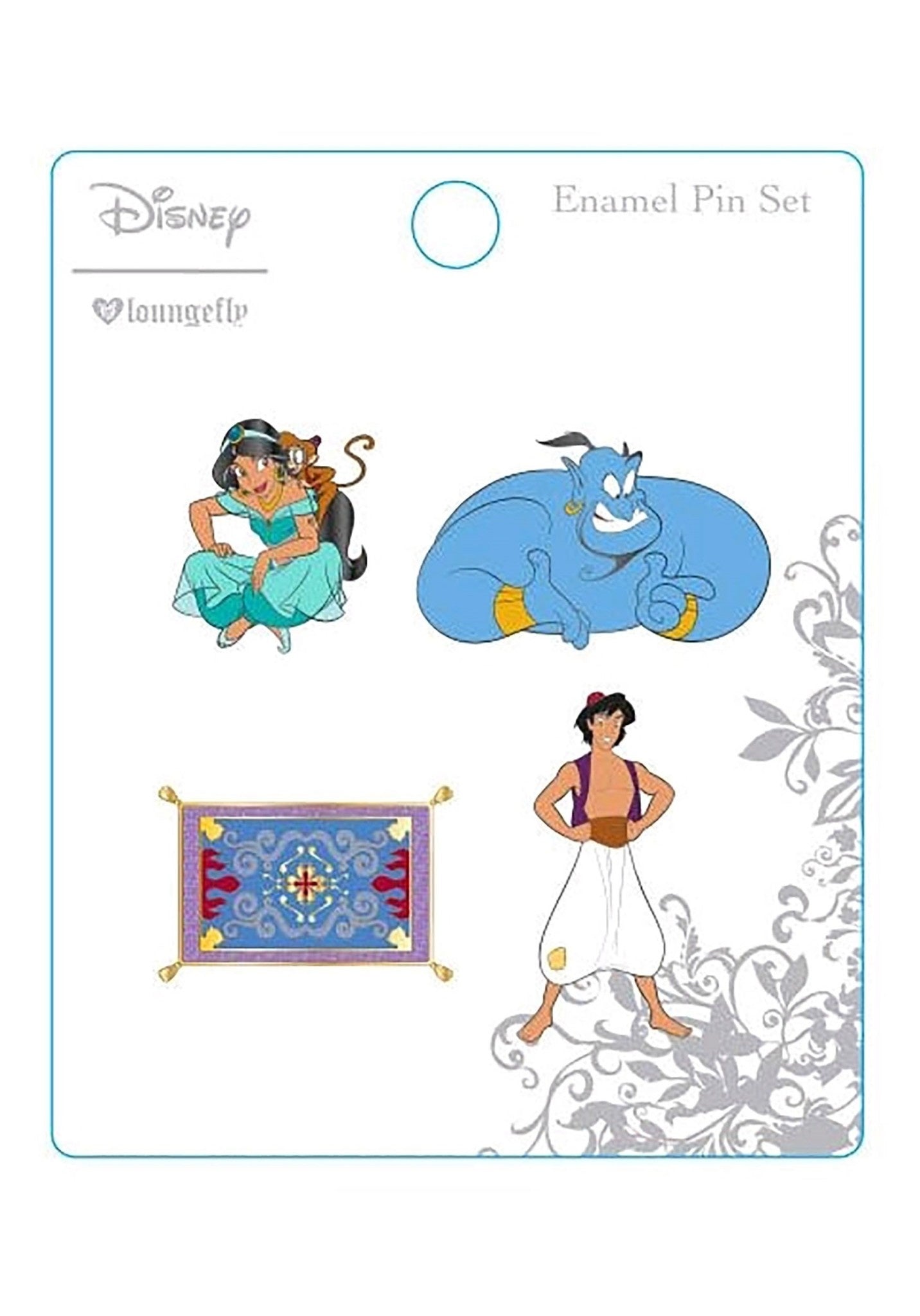 Loungefly Aladdin Enamel Pin Set