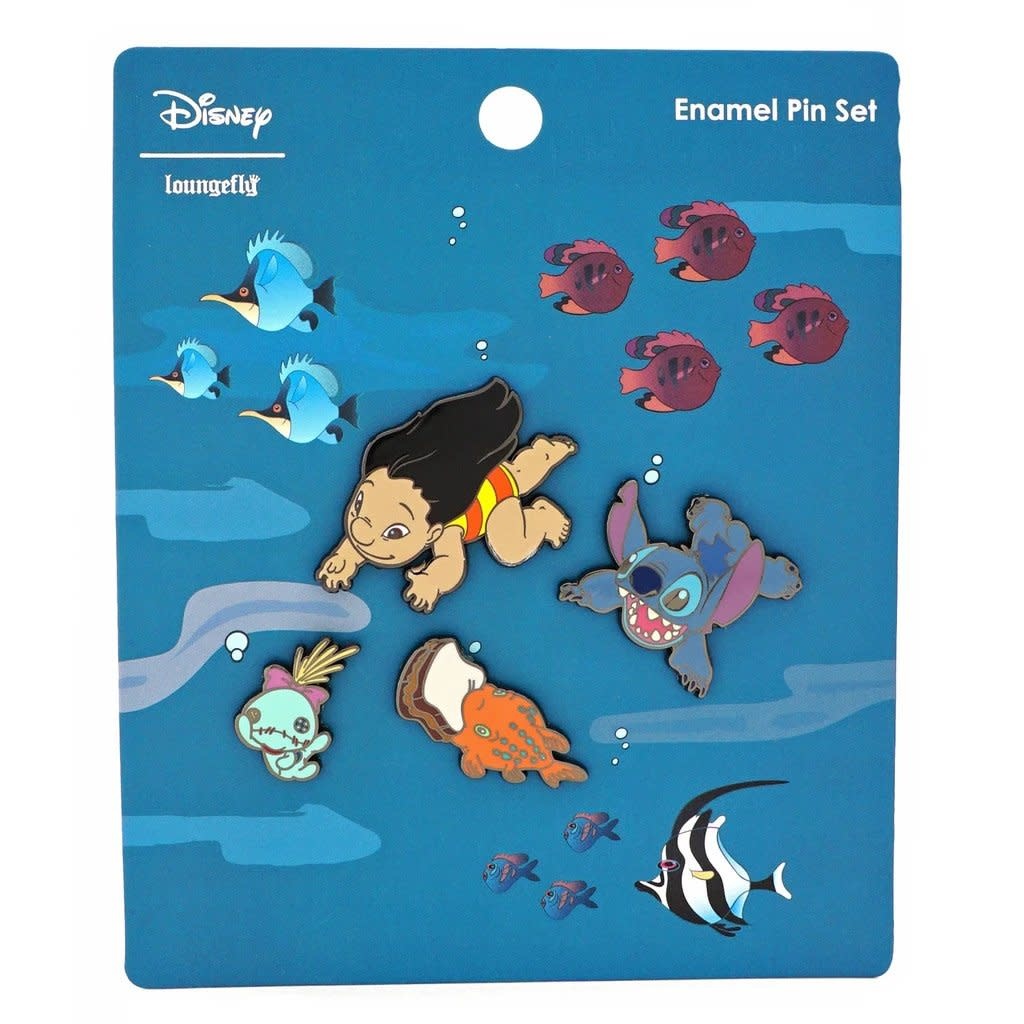 Loungefly Lilo & Stitch Pin Set