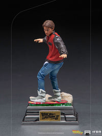 Marty McFly On Hoverboard 1:10 Scale Iron Studios