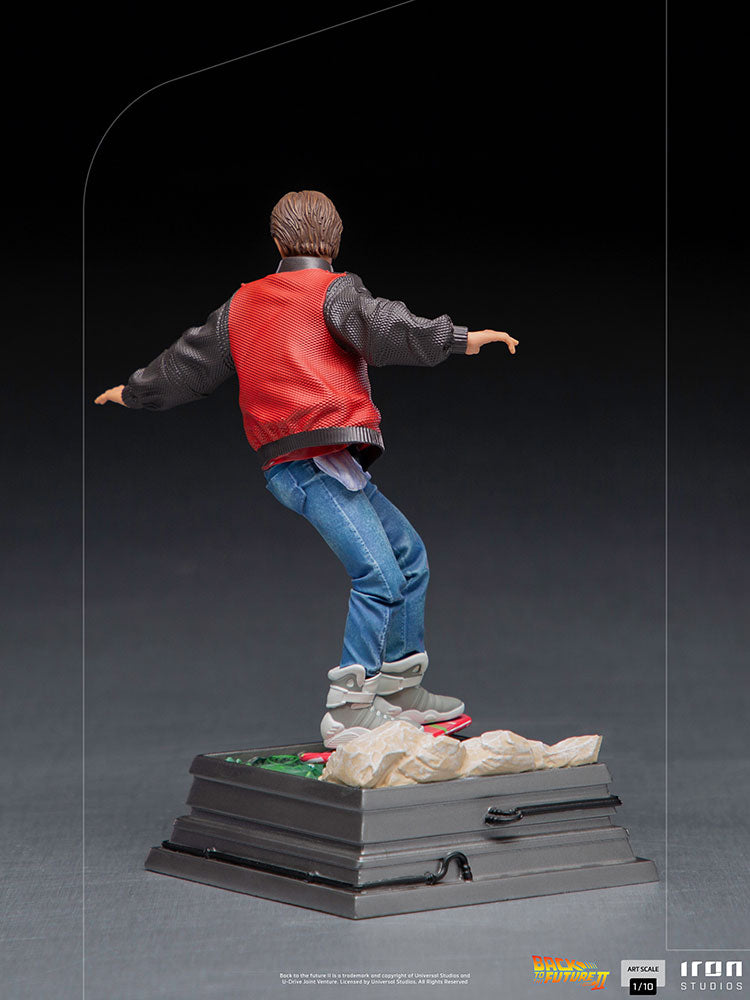 Marty McFly On Hoverboard 1:10 Scale Iron Studios